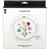 Wildflower Embroidery Hoop Kit