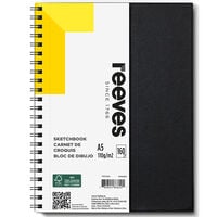 Reeves A5 Spiral Bound Hardcover Sketchbook