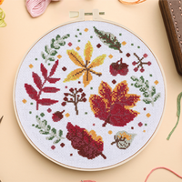 Autumnal Embroidery Hoop Kit