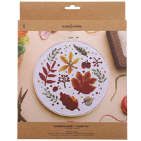 Autumnal Embroidery Hoop Kit