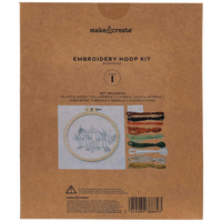 Autumnal Pumpkin Embroidery Hoop Kit